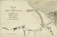 Plan of proposed new Pier by John Rennie 1809 | Margate History